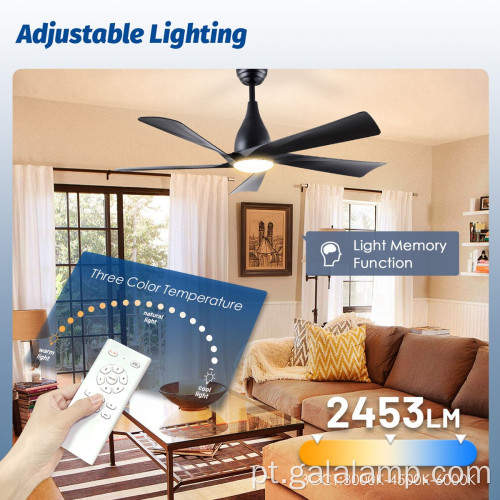 Luz do ventilador de teto de decoração de estilo nórdico